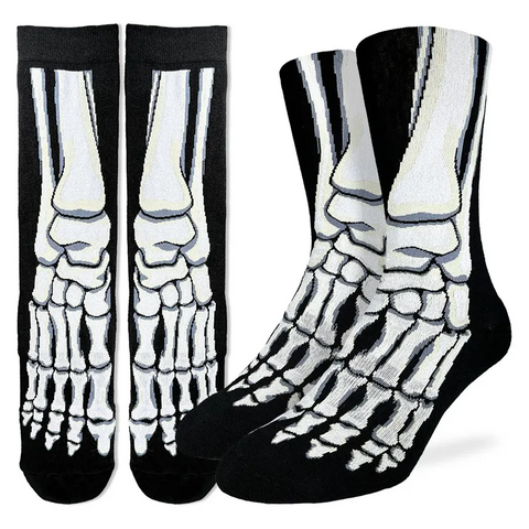 Unisex Skeleton Feet Socks
