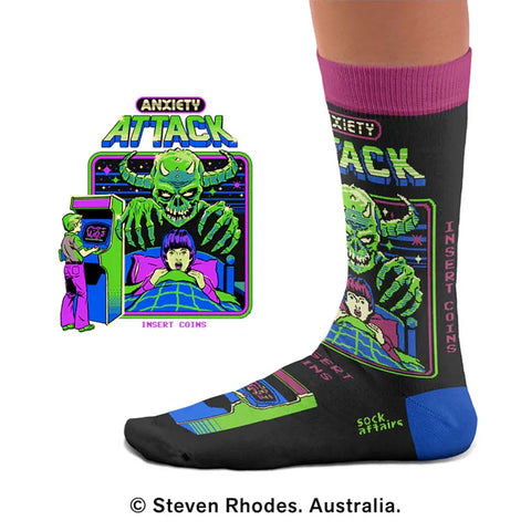 Unisex Anxiety Attack Socks