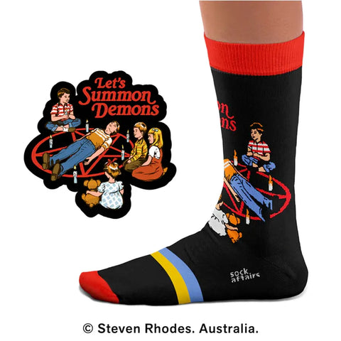 Unisex Let's Summon Demons Socks