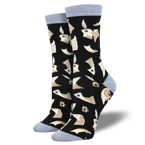 Women's Quill and Parchment Socks