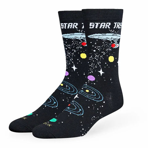 Unisex Star Trek Space Travel Socks
