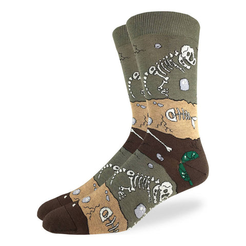Unisex Dinosaur Fossil Socks