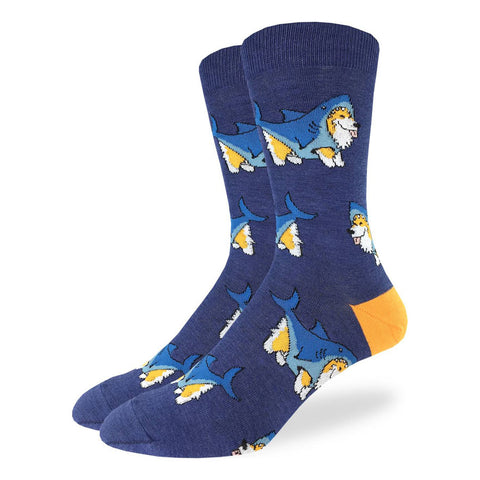 Unisex Corgi Sharks Socks