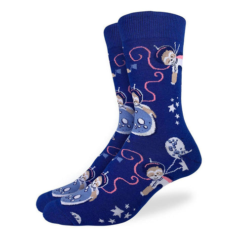 Unisex Space Sloth Socks