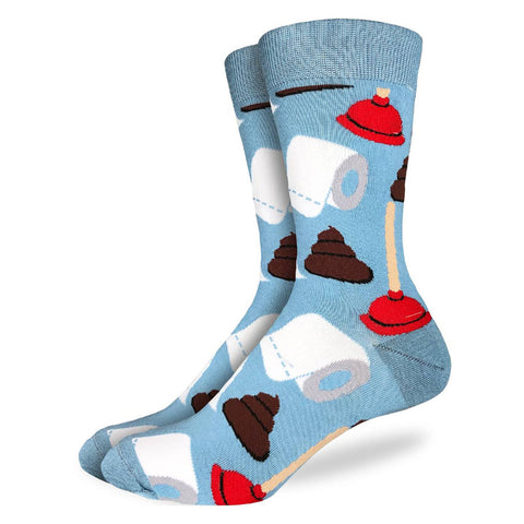 Unisex Poop and Plungers Socks