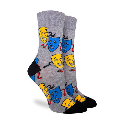 Unisex Drama Masks Socks