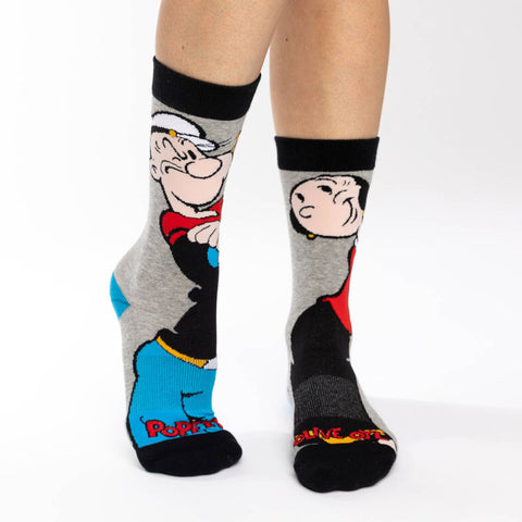 Unisex Popeye and Olive Socks