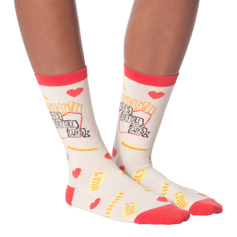 Women's Fries Before Guys Socks