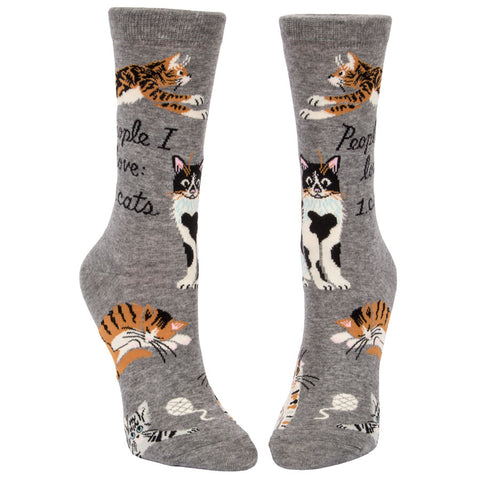 Women's People I Love: Cats Socks