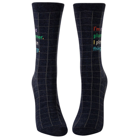 Women's I'm A Planner Socks