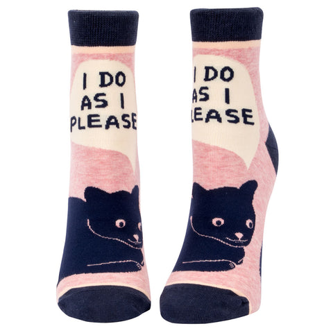 Women's I Do As I Please Ankle Socks