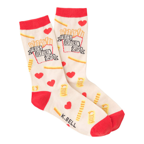 Women's Fries Before Guys Socks