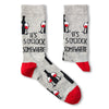 Unisex It's 5 O'clock Somewhere Wine Socks