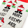 Unisex Merry Kiss My Arse Socks