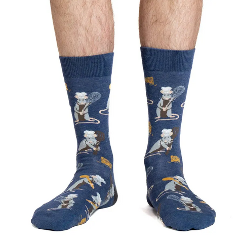 Unisex Rat Chef Socks