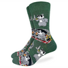 Unisex Raccoon Eating Trash Socks