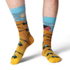 Unisex Tractor Plowing Fields Socks