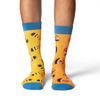 Unisex Sesame Street, Bert and Ernie Mismatched Heads Socks