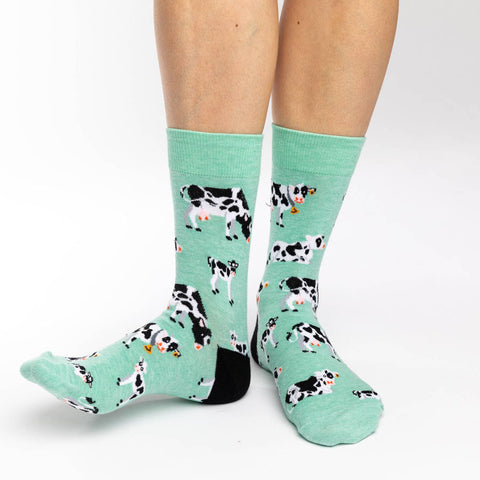 Unisex Cows In A Field Socks