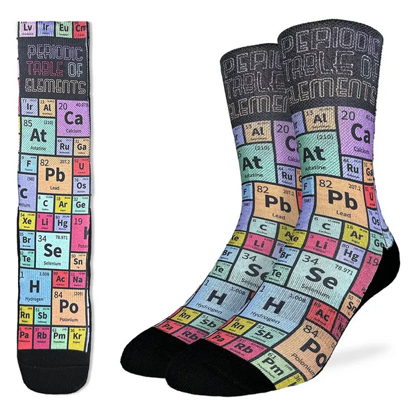 Unisex Periodic Table Socks