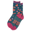 Unisex Squirrel and Toadstool Socks