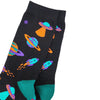 Unisex Retro Space Invasion UFO Socks