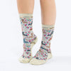 Unisex Floral Dachshunds Socks