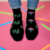 Women's Neon Mushroom Socks