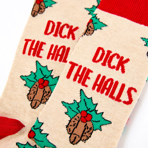 Unisex Dick The Halls Socks