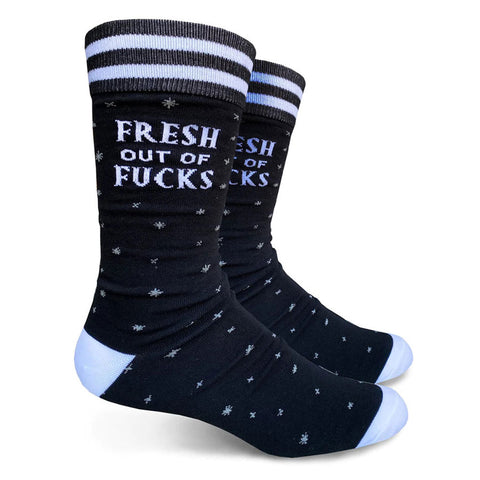 Men's Fresh Out Of Fucks Socks