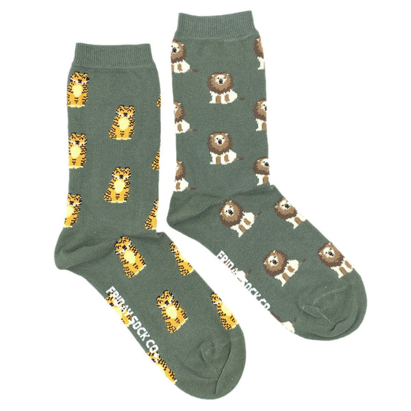 Women's Lion and Tiger Socks