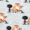 Men's Sloth Working Out Socks