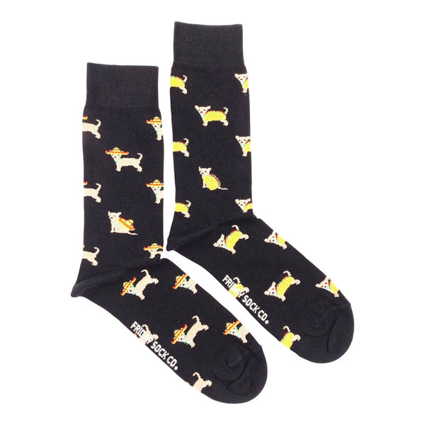 Men's Taco Dog Socks