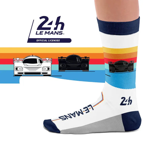 Unisex 24H Le Mans Retro Racer Socks
