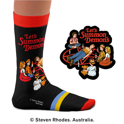 Unisex Let's Summon Demons Socks