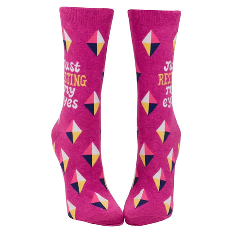 Women's Resting My Eyes Socks