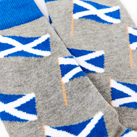 Unisex Scottish Waving Flag Socks