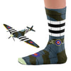 Unisex Spitfire Invasion Stripes Socks