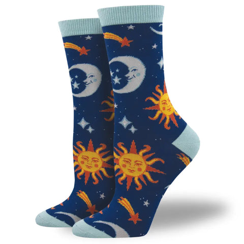 Red Funny Face Design Novelty Socks in Mens, Womens and Kids Sizes