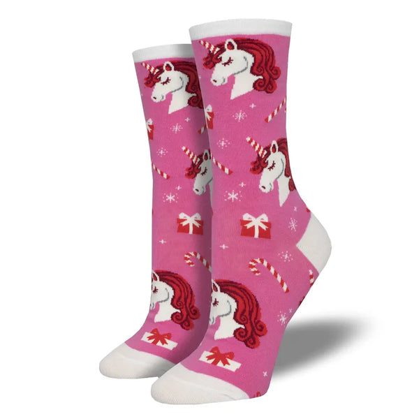 Women's Unicorn Christmas Socks