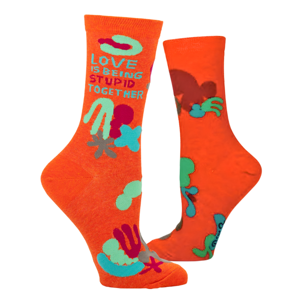 Women's Love Is Being Stupid Together Socks