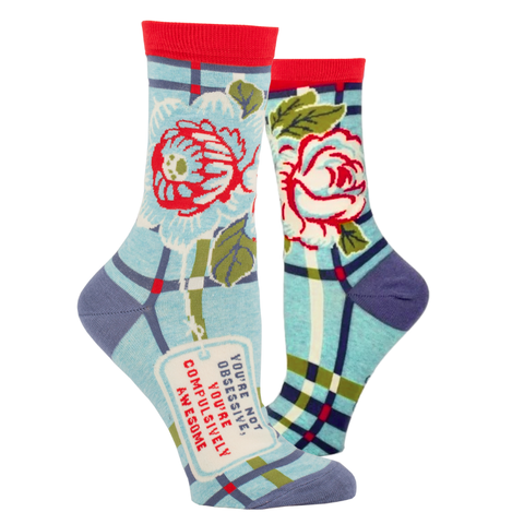 Women's You're Not Obsessive, You're Compulsively Awesome Socks