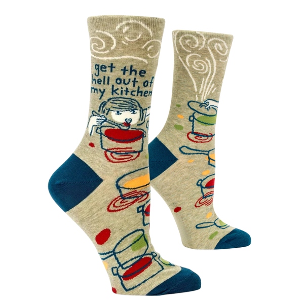 Women's Get The Hell Out of My Kitchen Socks