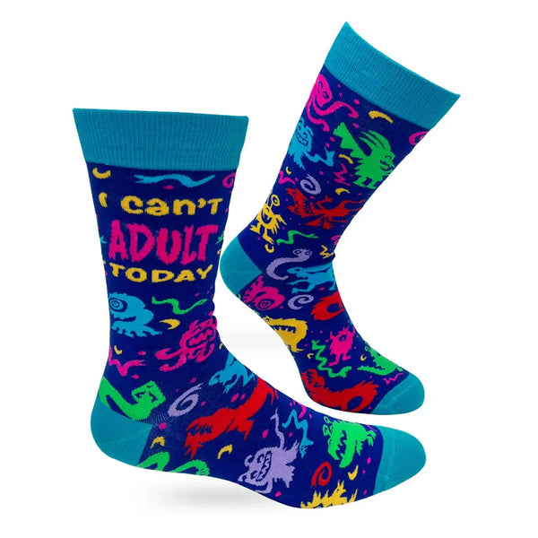 Men's I Can't Adult Today Socks