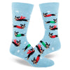 Men's Dachshund Through The Snow Socks