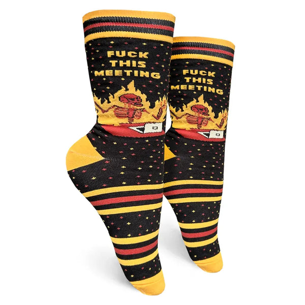 Women's Fuck This Meeting Socks