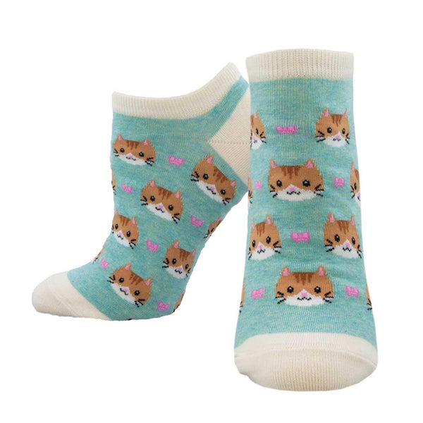 Women's Hearty Kitty Ankle Socks