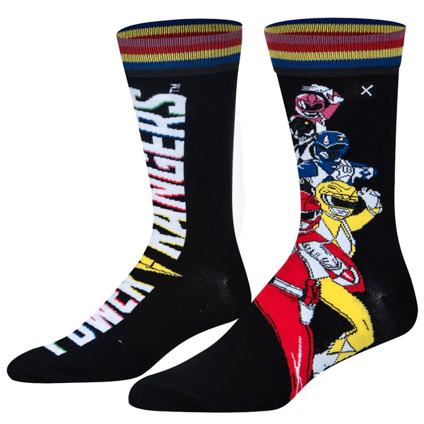 Unisex Power Ranger Socks | Awesome 90s TV Socks - Sock Vault | Sock Vault