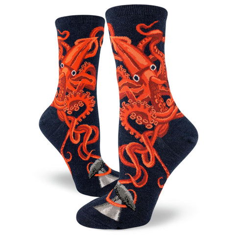 Women's Squid and Whale Socks