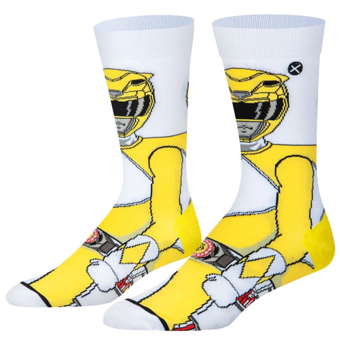 Unisex Yellow Power Ranger Socks